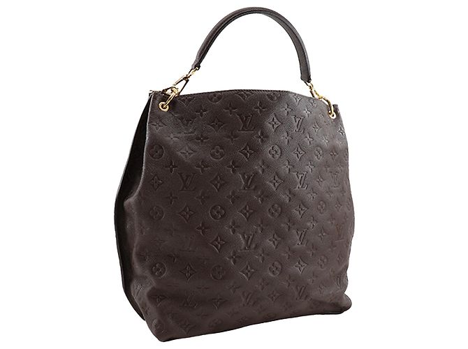 Hobo Metis Empreinte Monogram Marrone Louis Vuitton - vista 3
