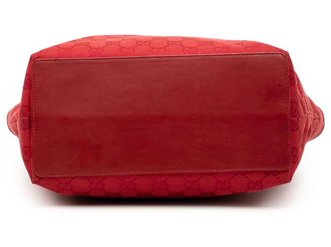 Gucci Rote GG Canvas Tote - Ansicht 3