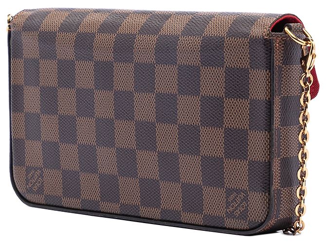 Pochette Félicie Pochette Felicie Damier Ebene Marrone Louis Vuitton - vista 2