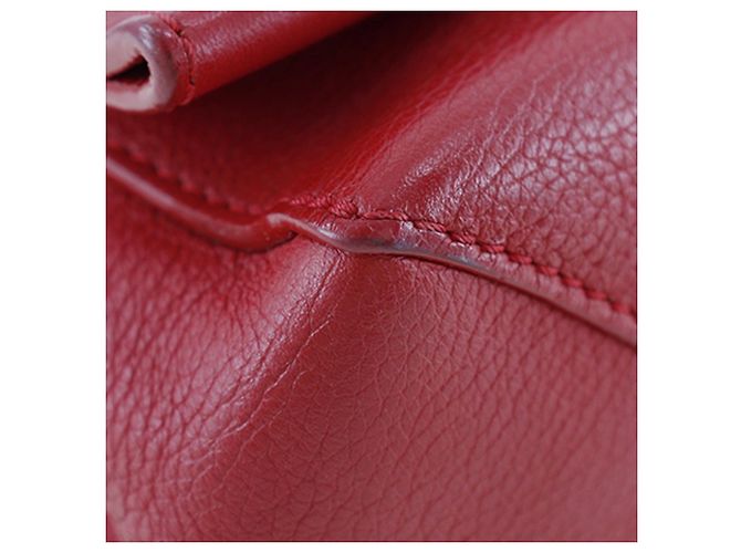 Twist Louis Vuitton Borsa Lockme II BB in pelle rossa Rosso - vista 10
