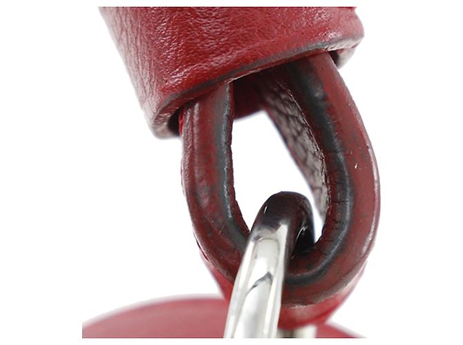 Twist Louis Vuitton Borsa Lockme II BB in pelle rossa Rosso - vista 14