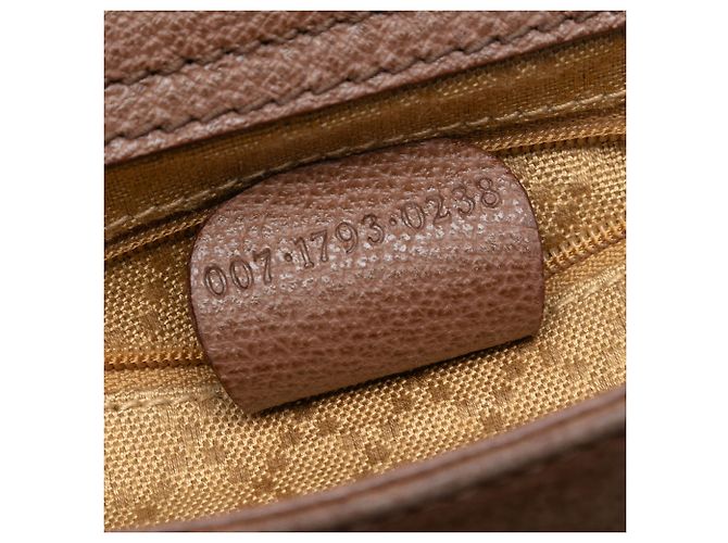 Bamboo Borsa mini in suede marrone Gucci con bambù - vista 6