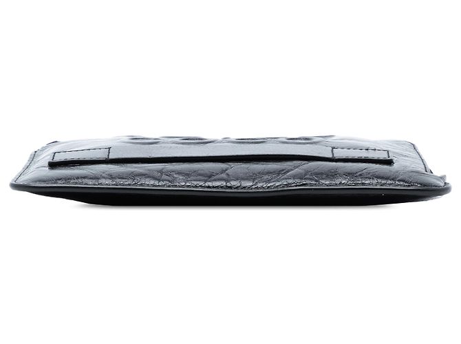 Clutch Votez Coco in pelle di vitello nera invecchiata Chanel Nero - vista 3