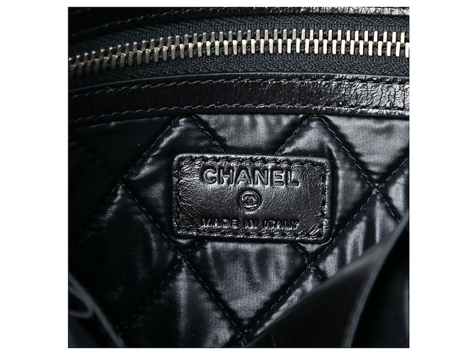 Clutch Votez Coco in pelle di vitello nera invecchiata Chanel Nero - vista 5