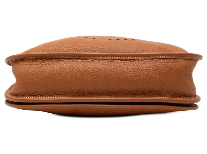 Hermès Evelyne II 29 in pelle Clemence marrone - vista 3