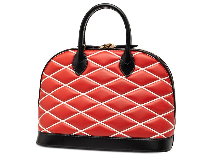 Louis Vuitton Alma Malletage PM Rosso - vista 2