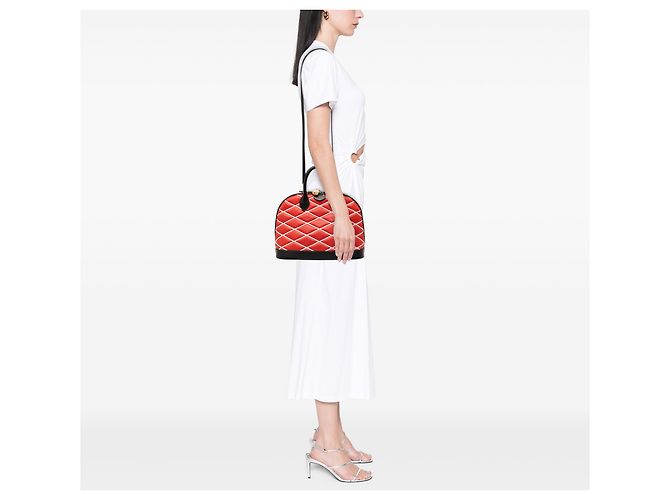 Louis Vuitton Alma Malletage PM Rosso - vista 7