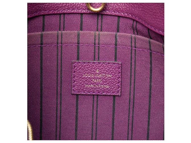 Louis Vuitton Monograma Empreinte Montaigne MM en púrpura - vista 5