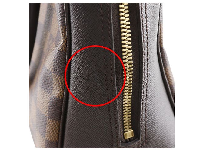 Louis Vuitton Marrone Damier Ebene Brera - vista 13