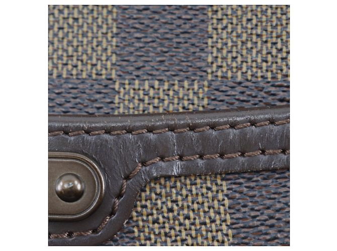 Louis Vuitton Marrone Damier Ebene Bloomsbury PM - vista 7