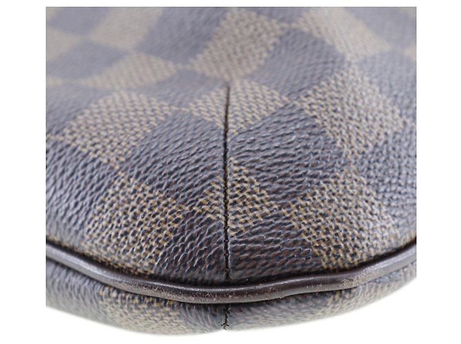 Louis Vuitton Marrone Damier Ebene Bloomsbury PM - vista 8