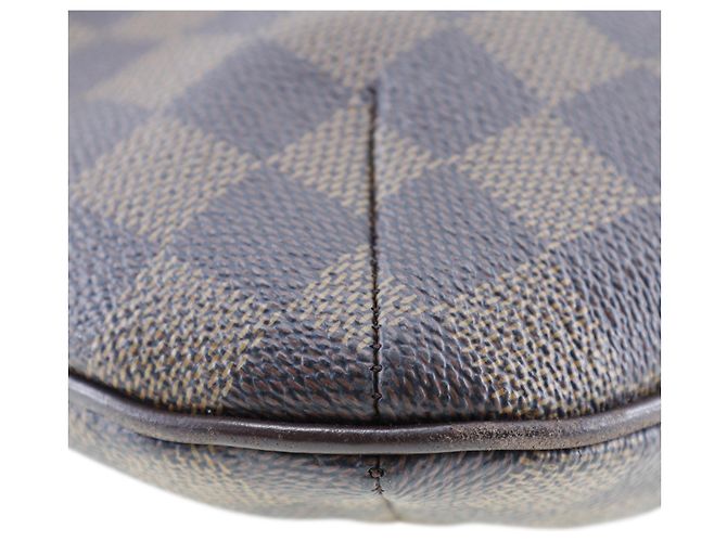 Louis Vuitton Marrone Damier Ebene Bloomsbury PM - vista 9