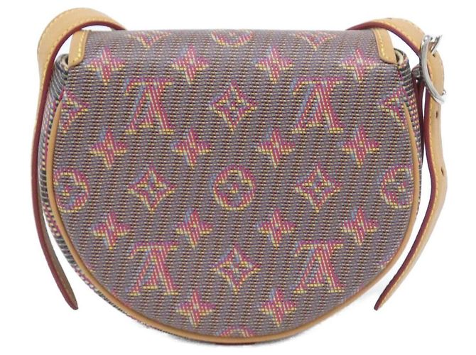 Borsa a Spalla Louis Vuitton Monogram LV Pop Tan Bianco Marrone Rosa - vista 2