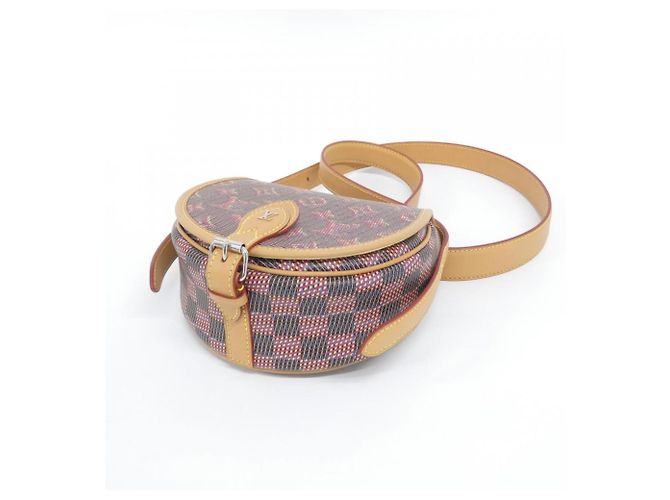 Borsa a Spalla Louis Vuitton Monogram LV Pop Tan Bianco Marrone Rosa - vista 3