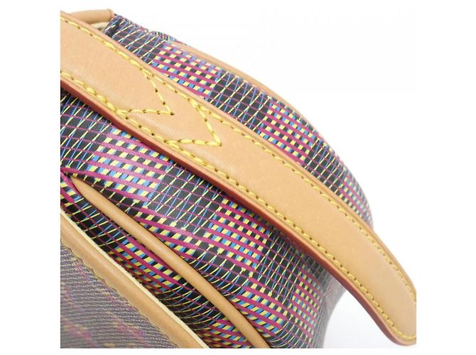 Borsa a Spalla Louis Vuitton Monogram LV Pop Tan Bianco Marrone Rosa - vista 5