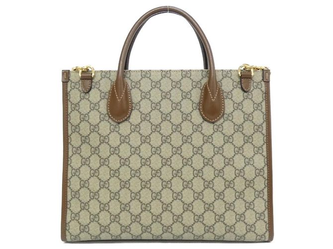 Borsa Gucci 659983 92TCG Marrone Beige - vista 2