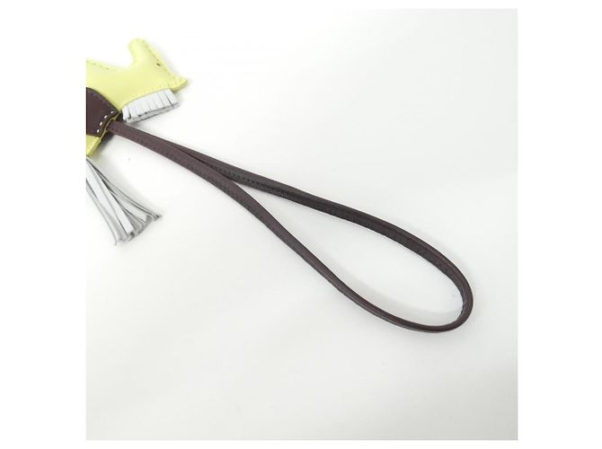 Charm per borsa accessorio Rodeo PM di Hermès Giallo - vista 3