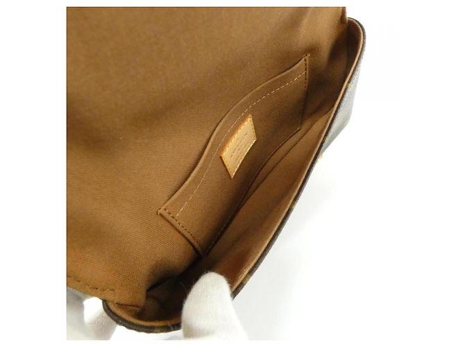 Borsa a vita Louis Vuitton Monogram Pochette Marel M51159 Marrone - vista 10