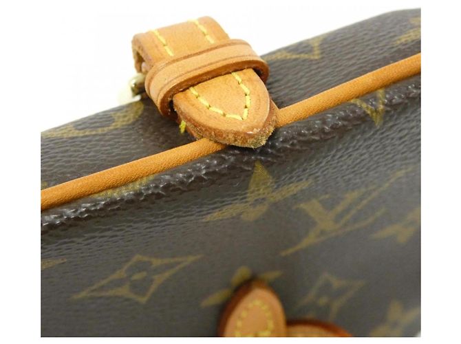 Borsa a vita Louis Vuitton Monogram Pochette Marel M51159 Marrone - vista 4