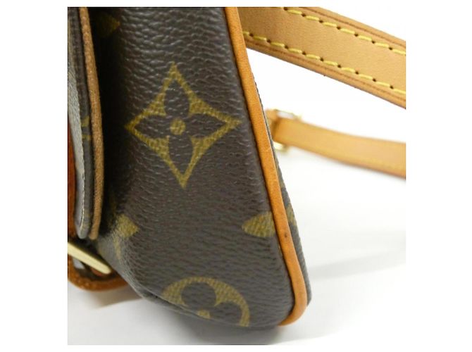 Borsa a vita Louis Vuitton Monogram Pochette Marel M51159 Marrone - vista 6