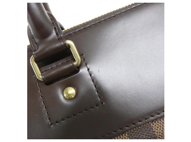 Borsa Boston Damier Greenwich PM Louis Vuitton Damier ebene - vista 5