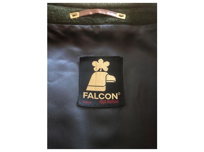 Autre Marque Falcon Lodenwollmantel tannengrün - Ansicht 8
