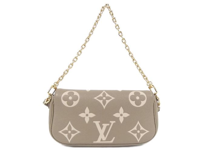 Portafoglio Louis Vuitton Monogram Empreinte Wallet on Chain Ivy M82211 Grigio - vista 2
