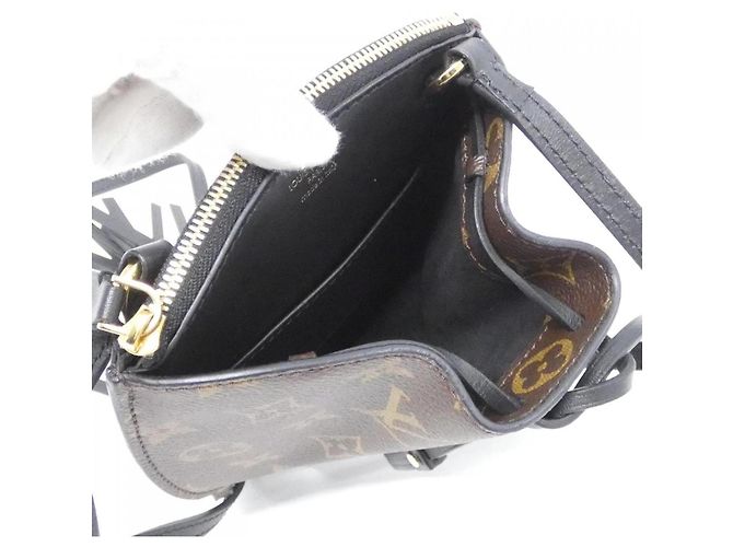 Noe Louis Vuitton Monogram Fransen Noé MINI M67802 Schultertasche Braun - Ansicht 9