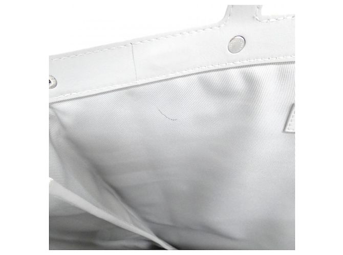Slender Bolso tote vertical plano con logo Monogram Louis Vuitton Blanco - vista 10