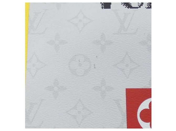 Slender Bolso tote vertical plano con logo Monogram Louis Vuitton Blanco - vista 7