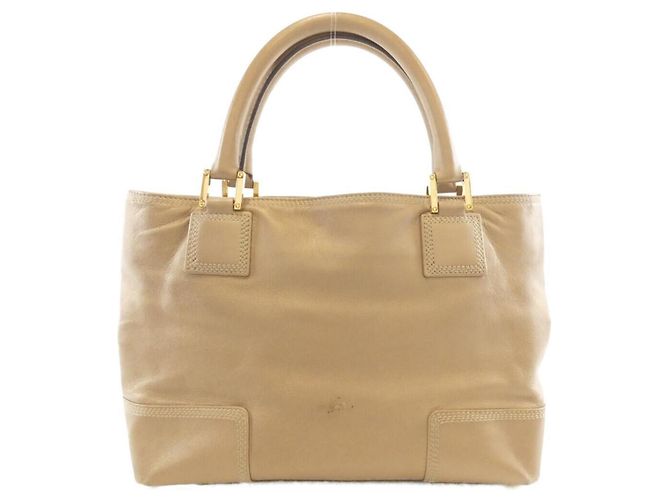 Borsa in pelle dorata Loewe D'oro - vista 2