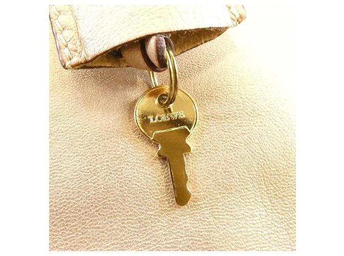 Borsa in pelle dorata Loewe D'oro - vista 4