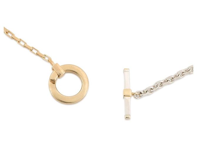 Collar de cadena T-bar de plata Bottega Veneta - vista 5