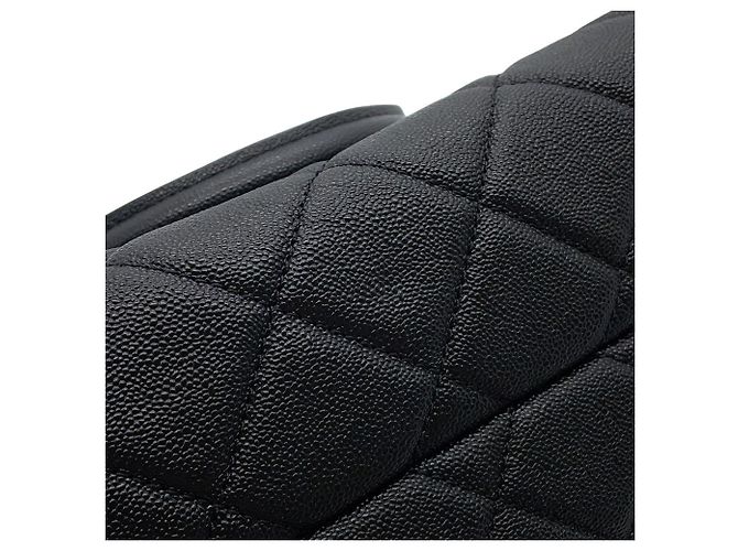 Bowling Schwarze Matelassé Schultertasche Chanel - Ansicht 8