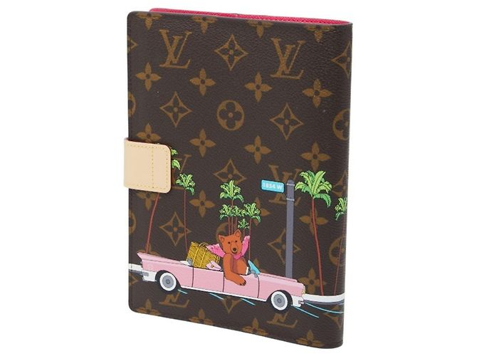 Custodia per passaporto Vivienne Couverture Monogram Louis Vuitton Marrone Rosa Multicolore - vista 2