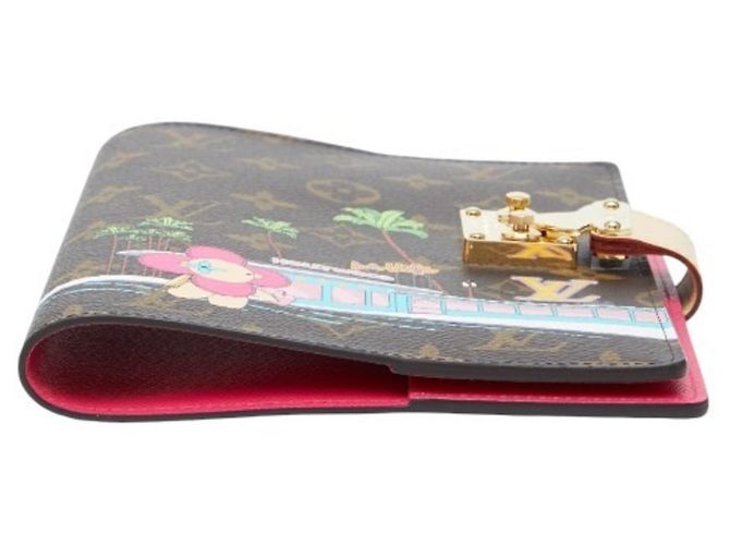 Custodia per passaporto Vivienne Couverture Monogram Louis Vuitton Marrone Rosa Multicolore - vista 3