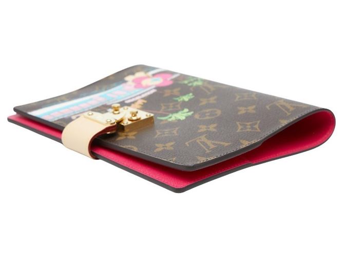 Custodia per passaporto Vivienne Couverture Monogram Louis Vuitton Marrone Rosa Multicolore - vista 5