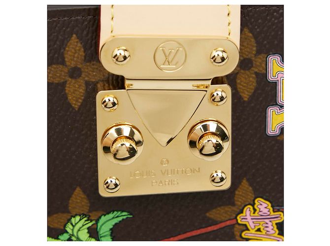 Custodia per passaporto Vivienne Couverture Monogram Louis Vuitton Marrone Rosa Multicolore - vista 6