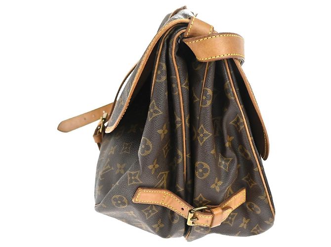 Louis Vuitton Saumur Monogram Canvas 30 Marrone - vista 2