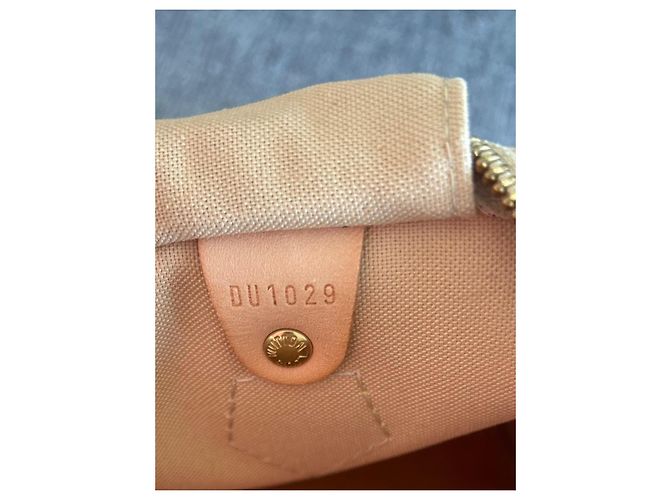 Borsa Speedy Louis Vuitton Damier Azur Beige - vista 11