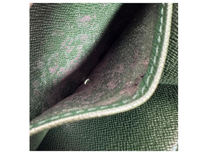 Borsa Clutch Louis Vuitton Taiga Episea Verde - vista 11