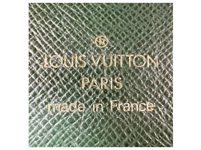 Borsa Clutch Louis Vuitton Taiga Episea Verde - vista 19
