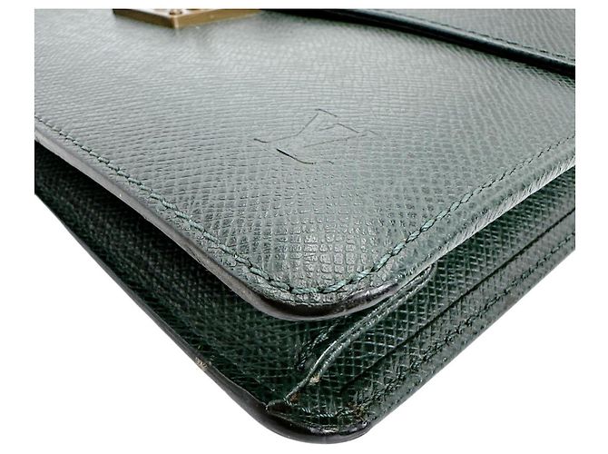 Borsa Clutch Louis Vuitton Taiga Episea Verde - vista 5