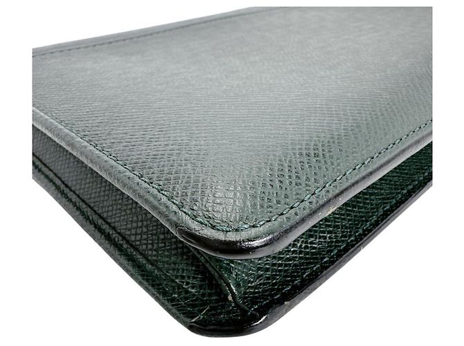 Borsa Clutch Louis Vuitton Taiga Episea Verde - vista 7