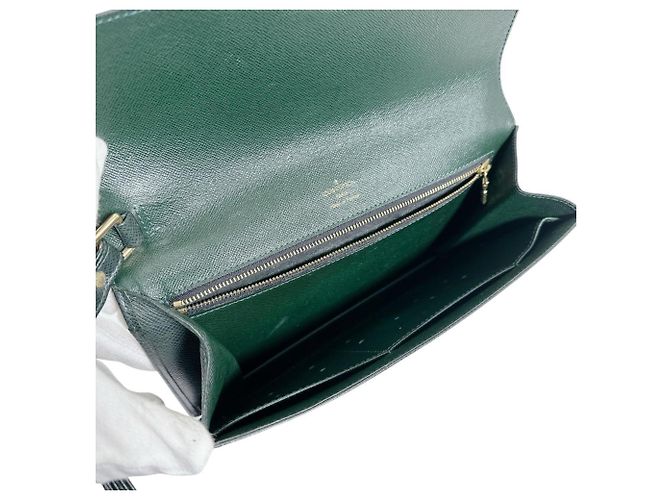 Borsa Clutch Louis Vuitton Taiga Episea Verde - vista 9