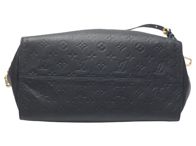 Borsa tote Lumineuse PM Monogram Empreinte Louis Vuitton Nero - vista 5