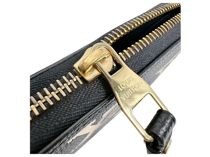 Zippy Geldbörse Monogram Empreinte Louis Vuitton Schwarz Beige - Ansicht 11