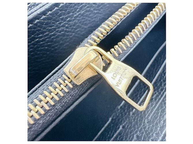 Zippy Geldbörse Monogram Empreinte Louis Vuitton Schwarz Beige - Ansicht 12