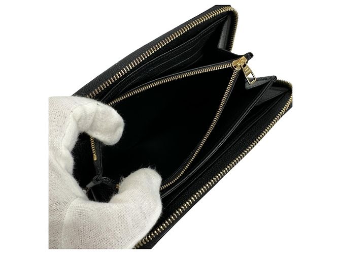 Zippy Geldbörse Monogram Empreinte Louis Vuitton Schwarz Beige - Ansicht 14