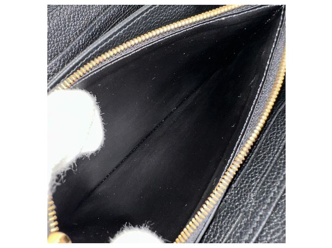 Zippy Geldbörse Monogram Empreinte Louis Vuitton Schwarz Beige - Ansicht 15